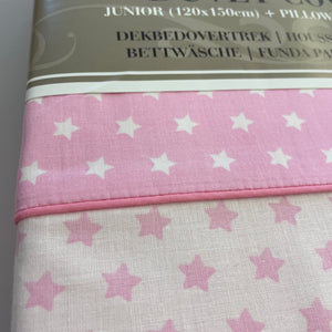Copripiumino Little Dutch letto 70x140 Star Pink